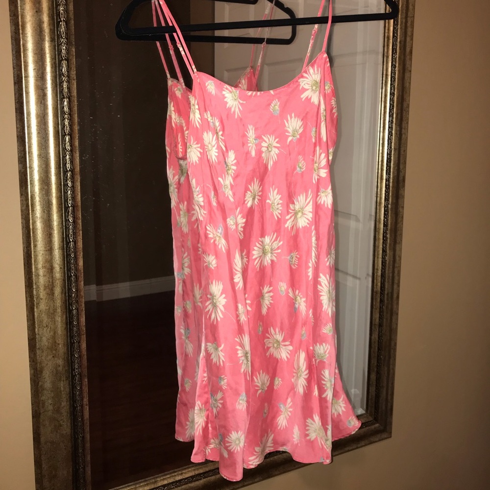 100% Silk VS Floral Slip Dress